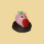 Marzipan Schwein auf Lebkuchentaler