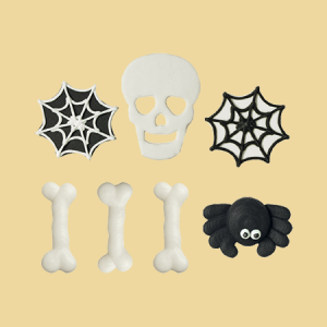 Gespenstische/unheimliche Zuckerfiguren 7er Set