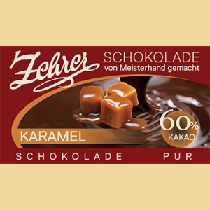 Zehrer Karamellschokolade Zartbitter "Schokolade Pur"