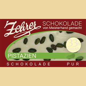 Zehrer Weiße Schokolade mit Pistazien "Schokolade Pur"