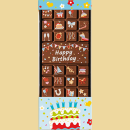 Schokoladetafel Happy Birthday
