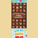 Schokoladetafel Happy Birthday