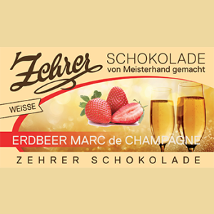 Zehrer Weiße Erdbeer Marc de Champagne Schokolade