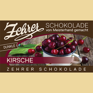 Zehrer Kirschganache Schokolade Zartbitter