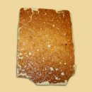 Hausgemachte Weisse Bruchschokolade mit Florentiner per 100g