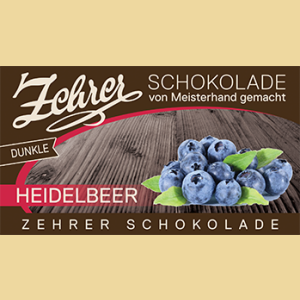 Zehrer Heidelbeer Schokolade zartbitter