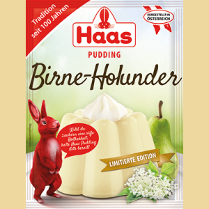 Birne Holunder Pudding 3x37g 