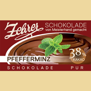 Zehrer Vollmilchschokolade mit Minzaroma "Schokolade Pur"