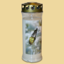 Gedenkkerze Grabkerze "Schmetterling" 7 Tage