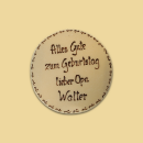 Marzipan Dekorschild nach Wunsch 19cm