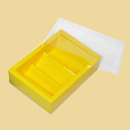 Macaron Schachtel Verpackung gelb