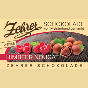 Zehrer Weiße Schokolade mit Himbeernougat