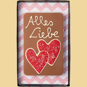 Alles Liebe Schokoladegeschenkpackung