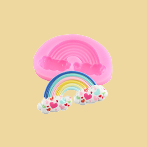Mini Regenbogen Silikonmodel