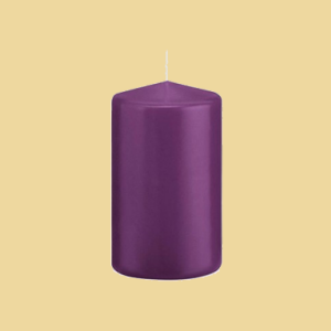 Kerzenstumpen 100x60mm brombeer