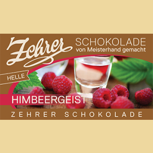 Zehrer Himbeergeist Schokolade Vollmilch