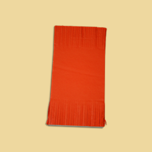Bonbonwickelpapier Seidenpapier gefranst 8x16 orange