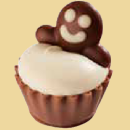 Lebkuchenmännchen/Gingerbread Cupcake Mandelcreme...