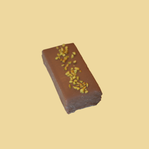 Pistazienmarzipan Lebkuchen Stangerl in Vollmilchschokolade