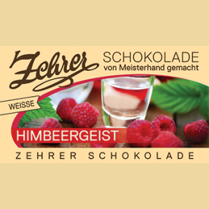 Zehrer Weiße Schokolade mit Himbeergeist