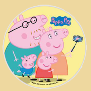 Peppa Pig Tortenfotoaufleger 14,5cm