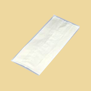 Papiersackerl Faltenbeutel weiss 1kg 12x24cm