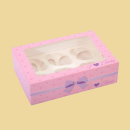 Muffin Box rosa 24,5x7,5x16,5cm