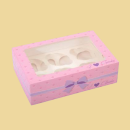 Muffin Box rosa 24,5x7,5x16,5cm