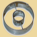 Rund Keksausstecher mit Loch 48mm