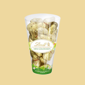 Lindt Mini Goldhase im Becher