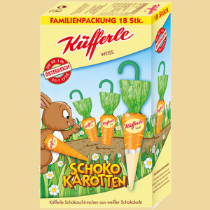 Küfferle Schoko Karotten weiss 18er
