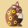Schoko Osterhase umarmt Ei