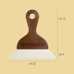 Spachtel für Schokoladearbeiten mit einer 20cm breiten Klinge