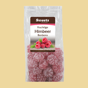 Fruchtige Himbeer Bonbons