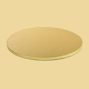 Tortenplatte Cake Board 25cm gold 12mm extra