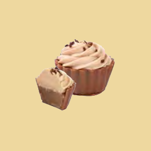 Cappuccino Cupcake Praline per 100g