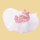 Taufe Baby Figur auf Podest rosa 5,5cm