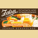 Zehrer Zartbitter Schokolade gefüllt mit Orangenganache