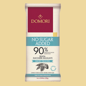 Domori 90 % Senza Zuccheri Aggiunti 