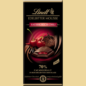 Lindt Edelbitter Mousse Sauerkirsch Chili