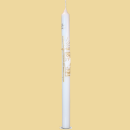 Taufkerze Zur Taufe Taube & Ranken in creme