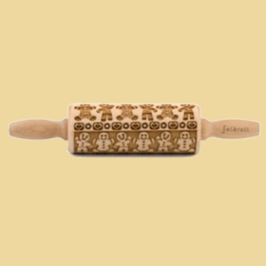 Motiv Teigrolle Lebkuchenmann 23cm