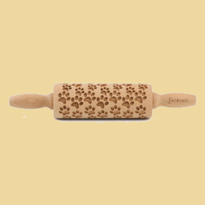 Motiv Teigrolle Hundepfoten 23cm