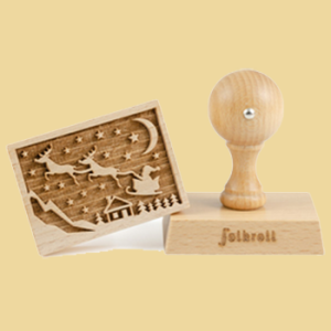 Santas Schlitten Keksstempel 70x50mm
