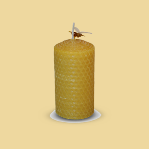 Bienenwabenkerze 90x45mm 100% Bienenwachs