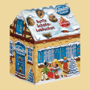 Winterhäuschen mit bunten Schoko Lebkuchen Vollmilch