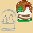 Schneekugel Keksausstecher 8cm