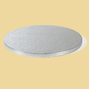 Tortenplatte Cake Board 45cm silber 12mm extra