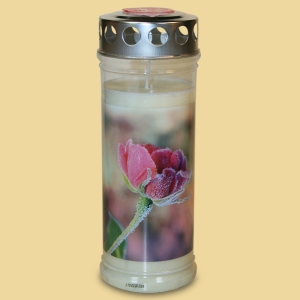 Grablicht Motivlicht 7Tg. Eisrose