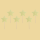 Cake Topper Sterne gold 6er